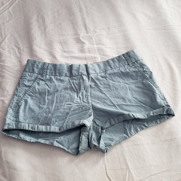 Cotton Light Blue Shorts [J.Crew] [Size 8] - Picture 1 of 3